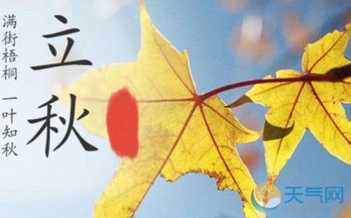 立秋的节气谚语