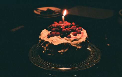 简明的老人生日祝福