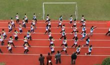 霸气高二跑操口号