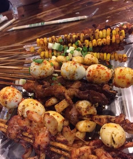 关于吃烧烤的经典句子