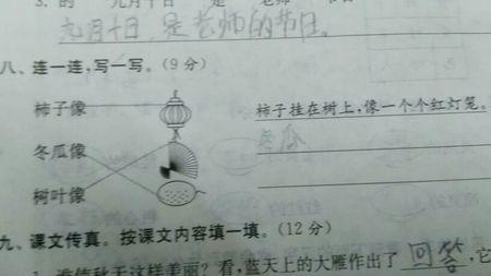 像二年级的句子一样