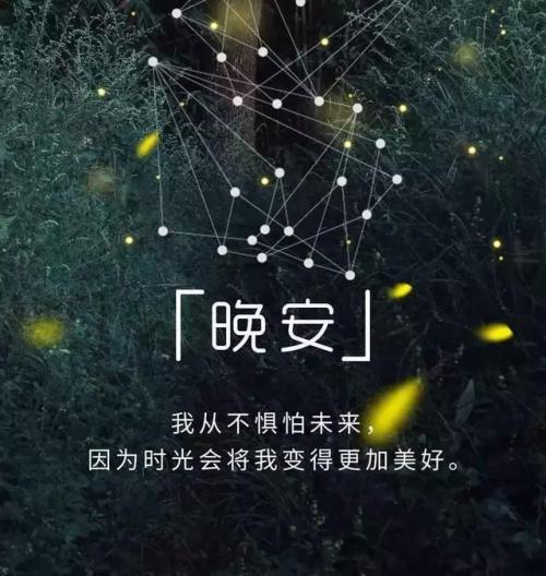简短的晚安句子