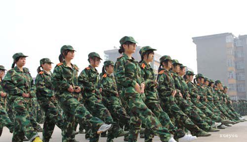 军事训练中的课堂口号