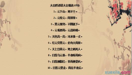 有哪些谚语可以说服