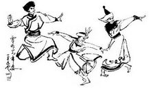 描述舞蹈动作的句子