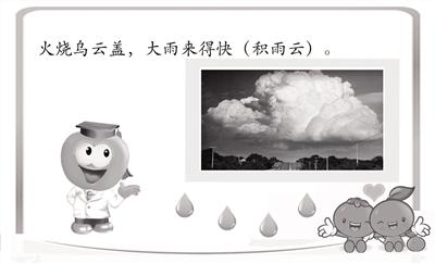 关于观看天空和了解天气的谚语