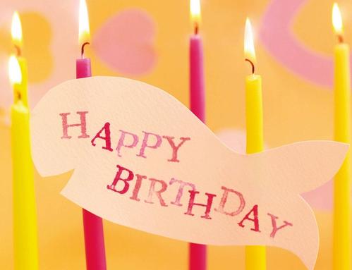 谢谢朋友告诉我我的生日祝福