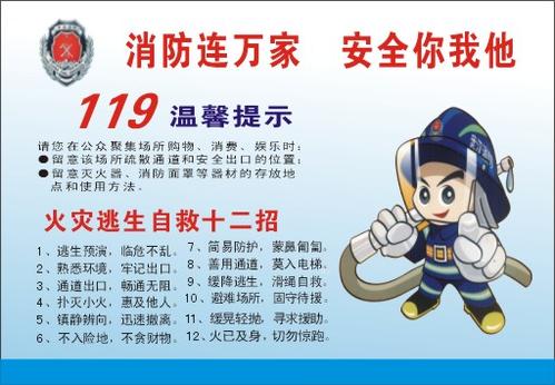 安全消防口号