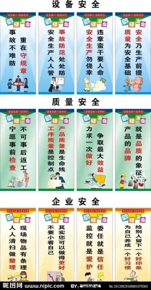 施工质量安全标语