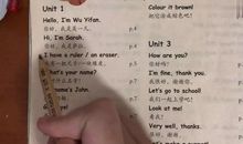 英语三年级句子