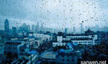 大雨的句子