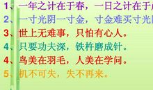 小学一年级谚语大全