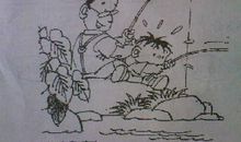 描写钓鱼的句子