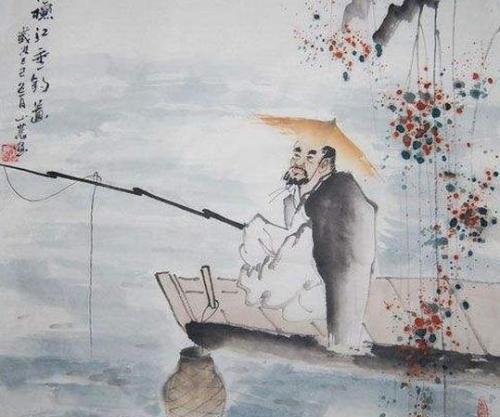 描述钓鱼的句子