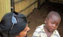 小男孩外貌描写的片段