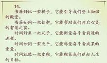 尊重的排比比喻句