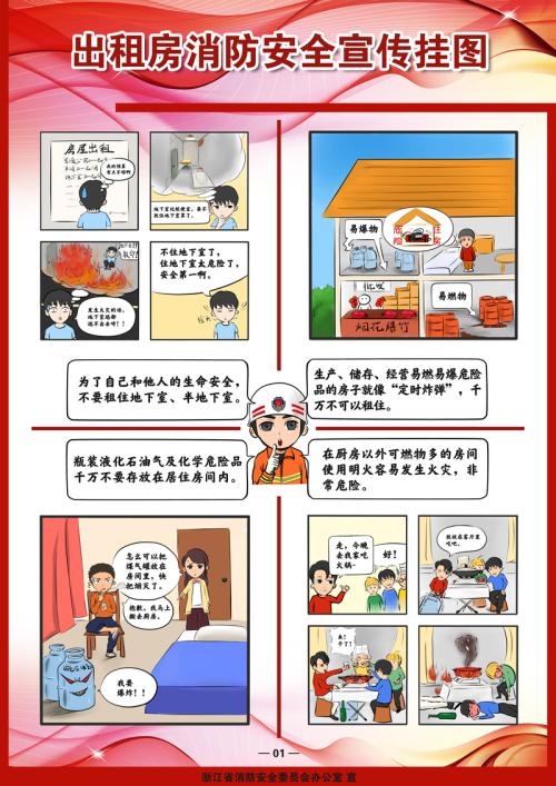 出租房屋消防安全口号