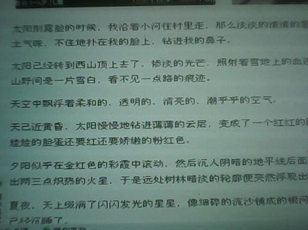 描述乡村景观的句子