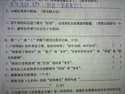 80个简短的拟人化句子