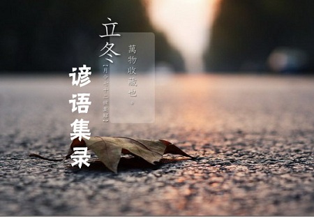 关于立东的农业谚语