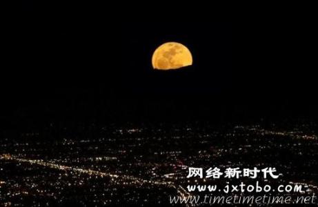 描述月亮的美丽片段