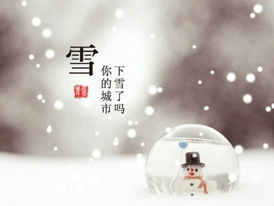 关于下雪的审美句子，谈论下雪