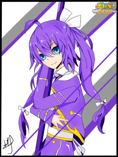 紫色拟人化句子