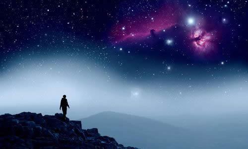 描述夜空的句子