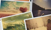 明信片励志句子