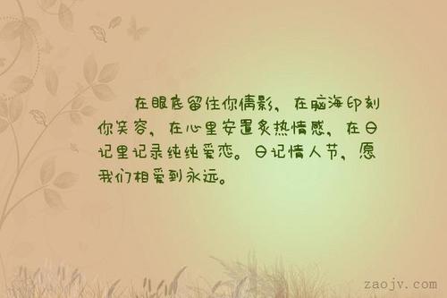 小说中的爱情句子