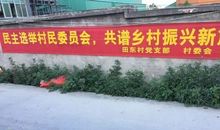 村选举标语