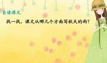 秋天的雨比喻句