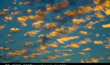 晚霞唯美的比喻句