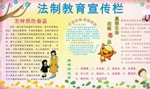 学校法制教育宣传标语