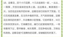 写春的好词好句