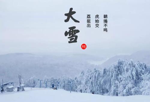 大雪的诗