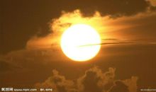 描写太阳落山的成语