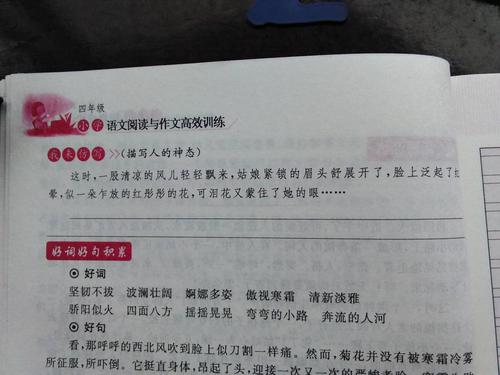 描述动作手势的句子