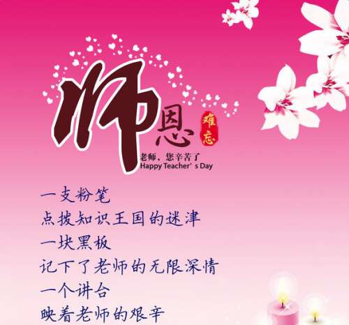 老师送毕业祝福
