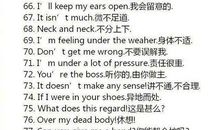 关于生活的谚语英语