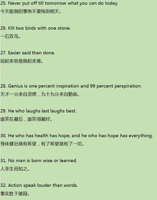 英语谚语