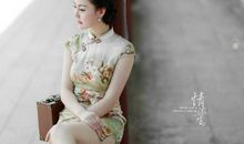 描写旗袍女人的句子