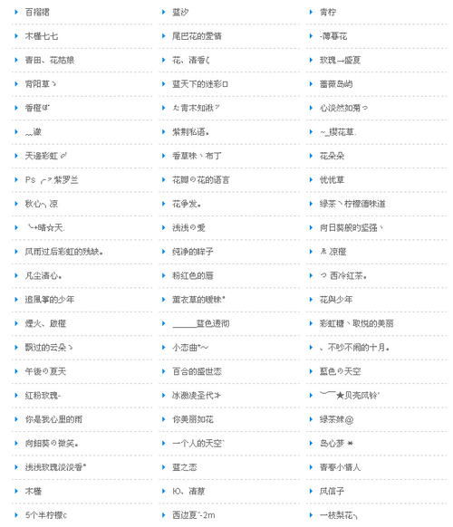 QQ美女网名小清新