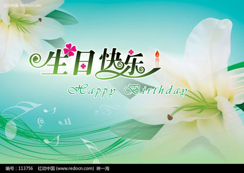 婴儿的9岁生日祝福