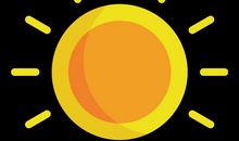 太阳很热的比喻句