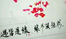 描写缘分的唯美句子