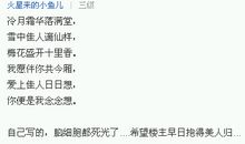 我喜欢你藏头诗