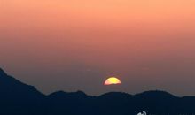 太阳落山的比喻句