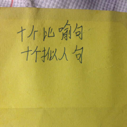 关于这个领域的寓言