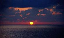 比喻句描写日落